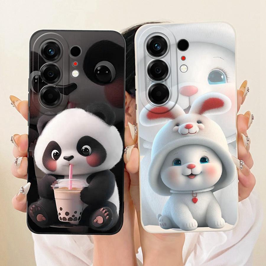 Phone Case For Tecno Camon 50 Pro 4G Funda Capa Panda Rabbit Protective Casing Tecno Camon 50 4G Soft Silicone TPU Cover Coque