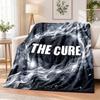 The Cure Printed Flannel Blanket Warm Comfort Bed Throw For Indoor Home Decoration