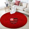 Clube De Regatas Do Flamengo Round Area Rug,Carpet Rug for Living Room Bedroom Sofa Playroom Decor,Non-slip Floor Mat