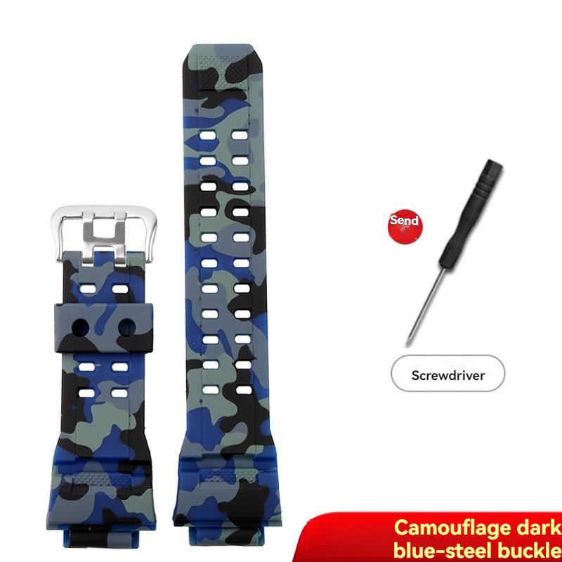 Per Casio G-SHOCK Serie 3410 GW-9400 GW9300 Cinturino in Gomma Siliconica Orologio GW9400 GW9300 Colore Mimetico Braccialetto Polsino Maschile