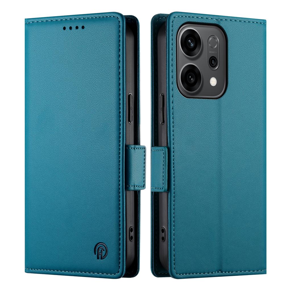 For Oppo Reno14 5G (Global) Stand Case PU Leather Wallet Phone Cover