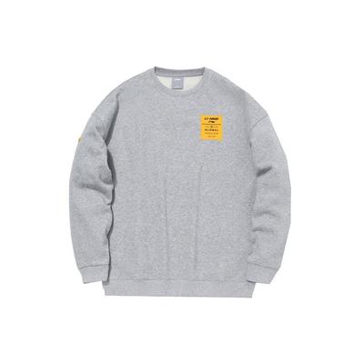 Li Ning Sportmode Serie Lockerer Pullover Sweatshirt Unisex Sweatshirt Floral-Grau AWDQ708-6