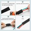 PET Elastic Woven Wire Cable Sleeve 8mm Insulated Braided Sleeving Data Line Protection Flame-Retardant Cable Organizer