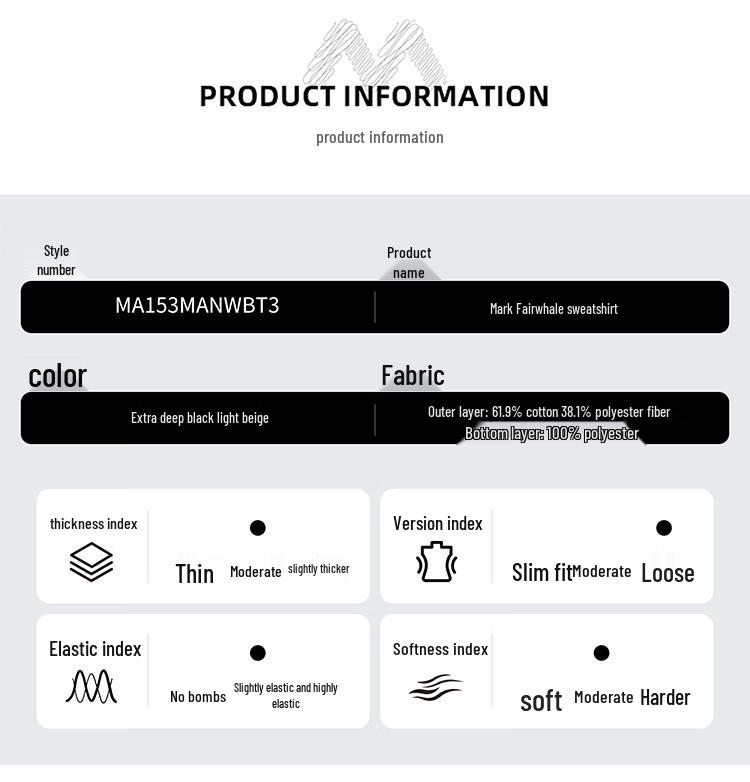 Mark Fairwhale Men's Patchwork Pullover Sweatshirt