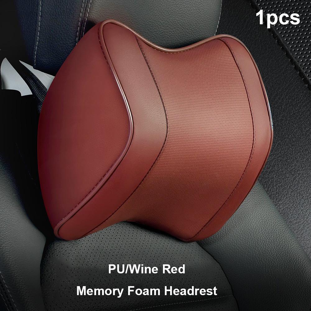 Noble Auto Rest Kopf Unterstützung Kissen Hals Kopfstütze Kissen Auto Atmungsaktive Memory Foam Langsam Rebound Guard Auto Lenden Kissen