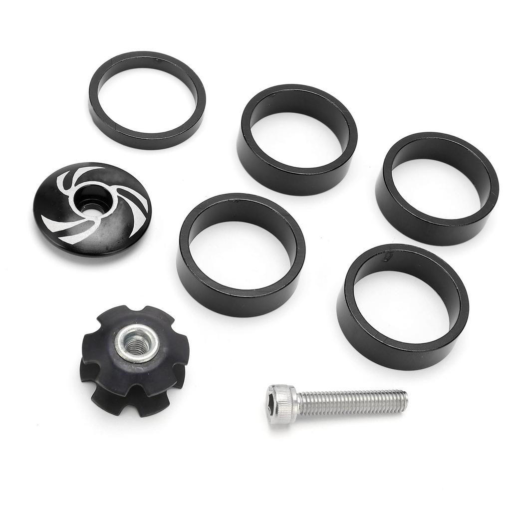 Fahrrad Steuersatz Gabel Oberteil und Ahead-Kralle mit Aluminium-Schraubensatz für Fixed Gear 5410T Set