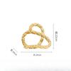 Resin Handicrafts Golden Knot Chain Ring Ornament Geometric Winding Decorative Figurines Home Decoration Accessories