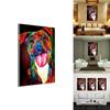 Modern Animal Canvas Wall Art With Spray Painting For Living Room Decor