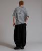 LIKE THE MOST Training Pintuck Balloon Wide Pants_Black