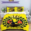 Club América 3pcs Bedding Set Duvet Cover Closure Includes 1 Duvet Cover & 2 Pillowcases for All Seasons Bedroom Home Dorm Decor