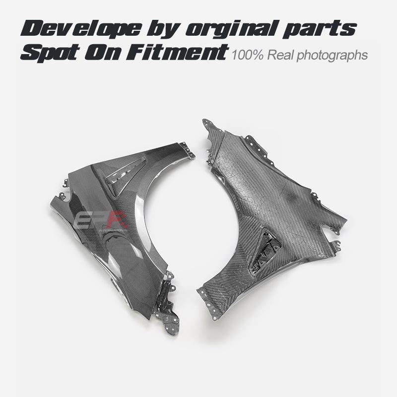 Toyota GR Corolla Front Fender Wing Replacement, Dry Carbon Fiber, OEM Style