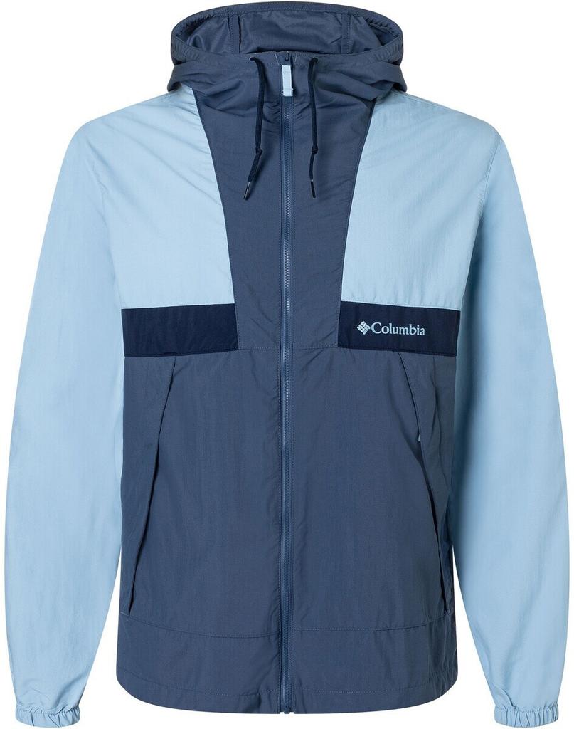 Куртка Columbia Spire Valley Hooded Windbreaker (2117051) ripple blue/dark mountain/coll navy