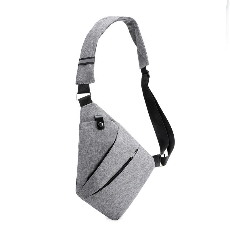 New simple and fashionable breast bag men's fanny pack storage bag personalized shoulder backpack crossbody travel bag