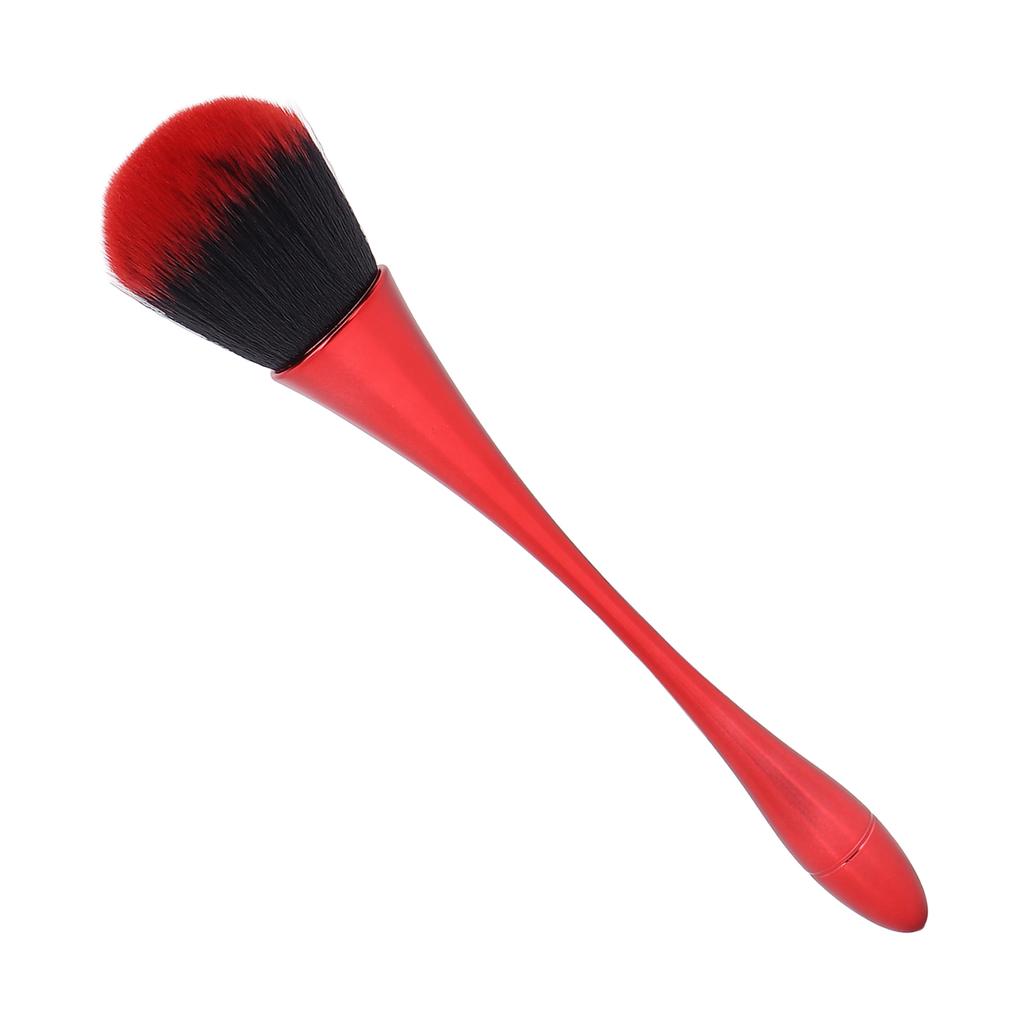 Loose Power Brush Soft Hair Home Portable Blush Makeup Brush Nail Art Dust Remover Cosmetic ToolRed
