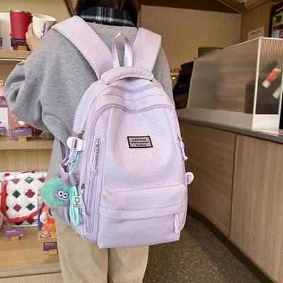 Schulranzen für Junior High School-Schüler mit großer Kapazität, leichter Reiserucksack für Mädchen