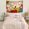 VIKAMA Cartoon Cute Character Tapestries Bedroom Living Room And Dormitory Wall Decorations Fun Home Decoration