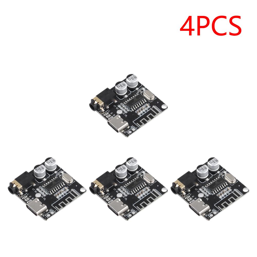 Audio Receiver Board Bluetooth-Compatible5.0 Type-C Wireless Stereo Music Module 3.7-5V MP3 Decoding Player Board for DIY