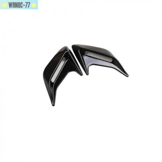 For BMW 5 Series G30 2018- ABS Black Front Side Vent Fender Cover Trim