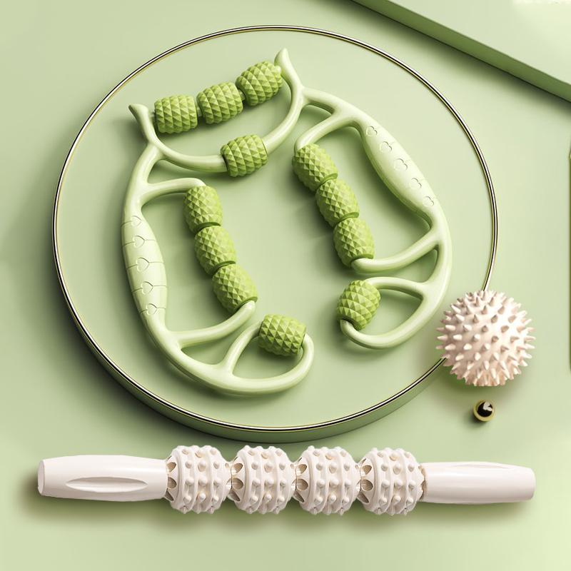 Circular Leg Massager Roller Fitness Equipment Female Roller Exercise Small Leg Muscle Elimination and Relaxation Slimming Tool