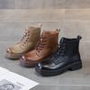 The First Layer of Cowhide Martin Boots for Women's Autumn and Winter 2025 New Retro Leather British Style Platform Women's Short Boots