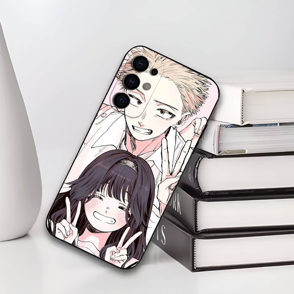 R-Rintaro Tsumugi K-Kaoruko Waguri Phone Case For Samsung S25,S24,S21,S22,S23,S30,Ultra,S20,Plus,Fe,Lite,Soft Black Cover