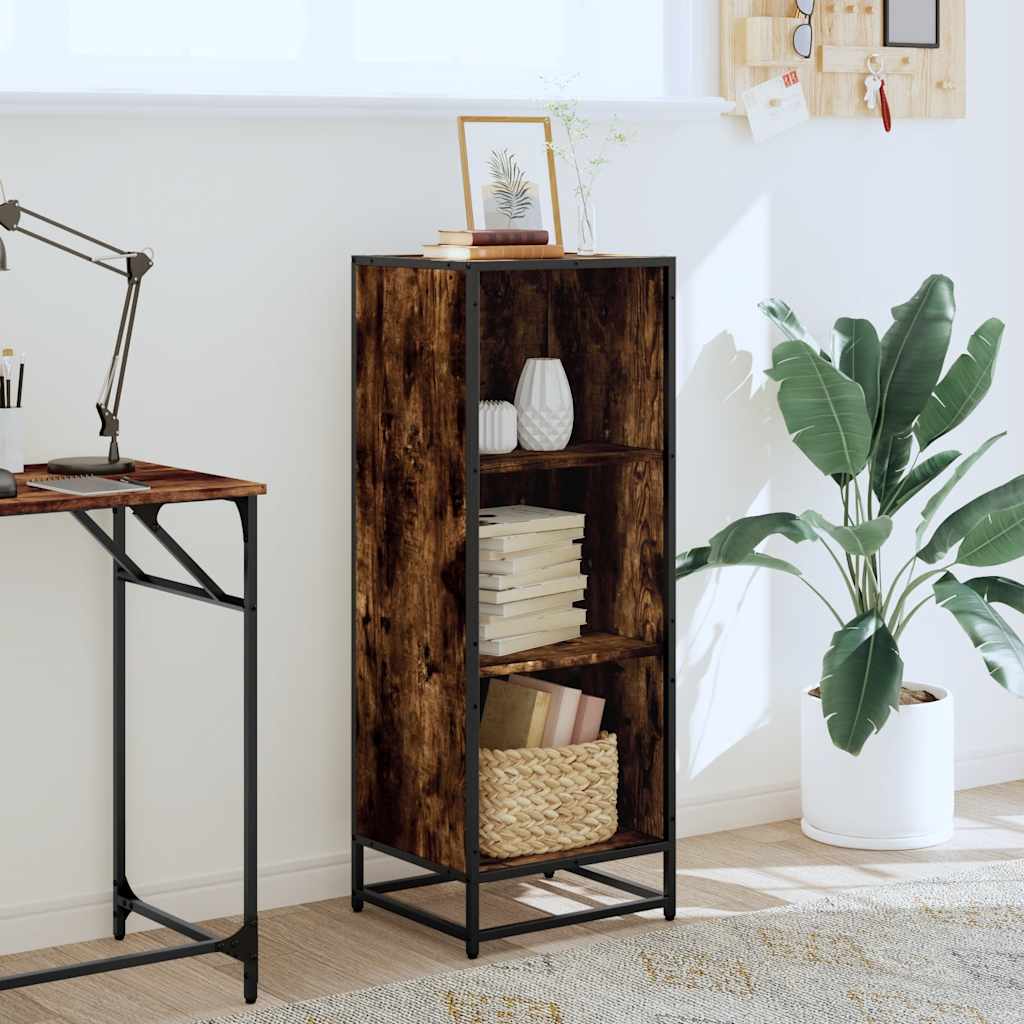 Bookshelf Smoked Oak 40 x 35 x 107.5 cm Engineered Wood