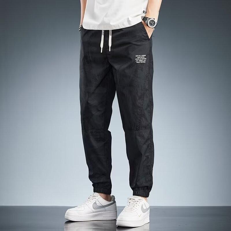 Summer Camouflage Pants Men's Trendy Overalls Retro Loose Leggings Harlan Pants Casual Pants