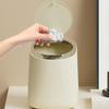 Fashion Desktop Trash Can Creative Luxury Dustbin Bin Household Mini Bedside Waste Bin Tea Table Small Garbage Bucket