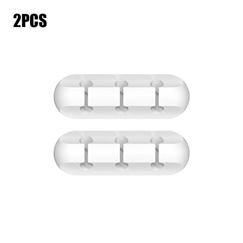 Cable Organizer Silicone Cable Clip Mobile Phone Data Cable Management Cable Winder Desktop Organizer Suitable for Home Office