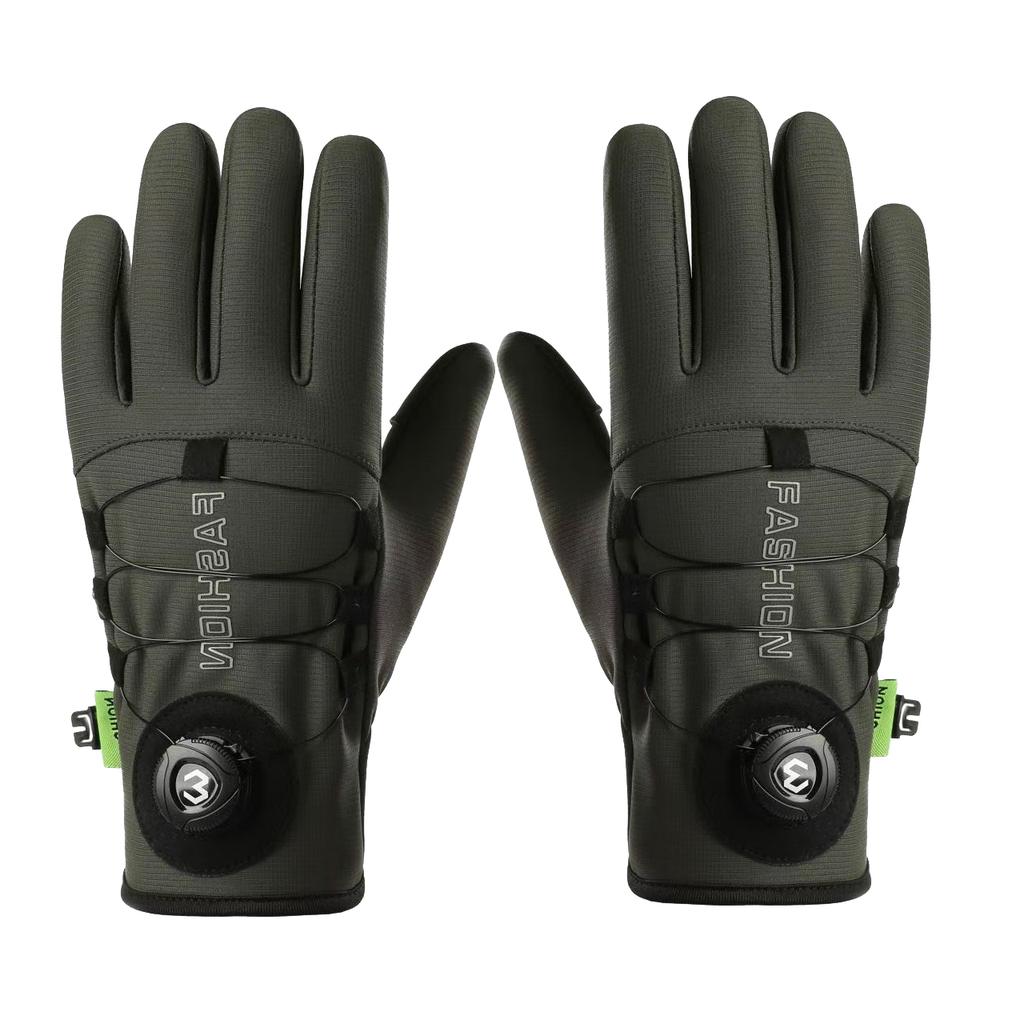 Winter Warm Gloves Men Women Thickened Windproof Waterproof Sports Touchscreen Skiing Cycling Mtb Gloves