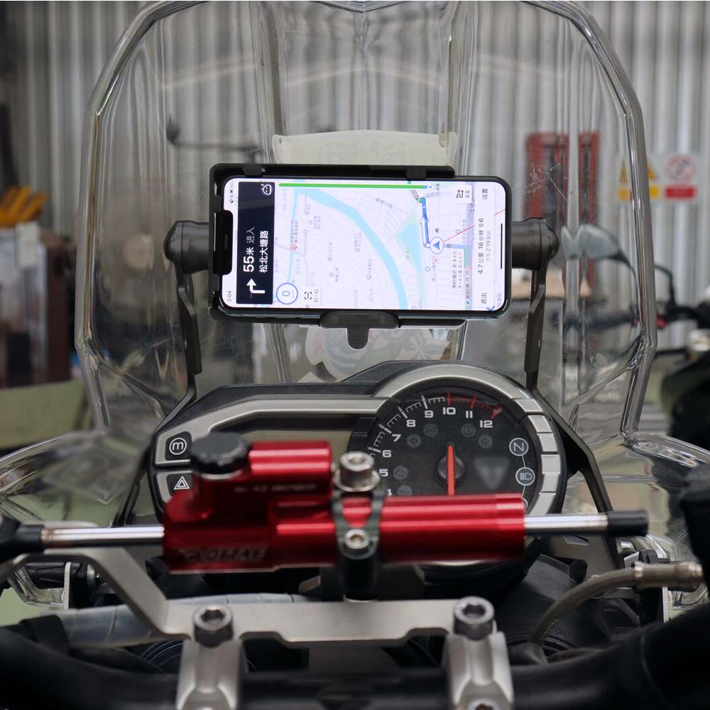 Uchwyt Akcesoriów GPS 2015 2016 2017 Dla Tiger 800 XCX XRX Motocykl SMARTFON Płytka Nawigacyjna Uchwyt Adapter Kit