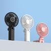 Umbrella Fan Strong Airflow Low Noise Foldable Design Handheld Personal Fan Hands-Free Clip-On Rechargeable Cooling Fan