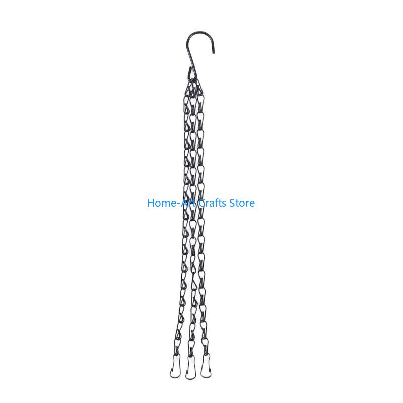 

Y3NA Durable Iron Hanging Basket Flower Pot Chains for Succulents Indoor Outdoor Use