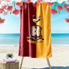 Bradford City AFC Print Beach Towel, Large Soft Quick Dry Towel for Beach Camping Swimming