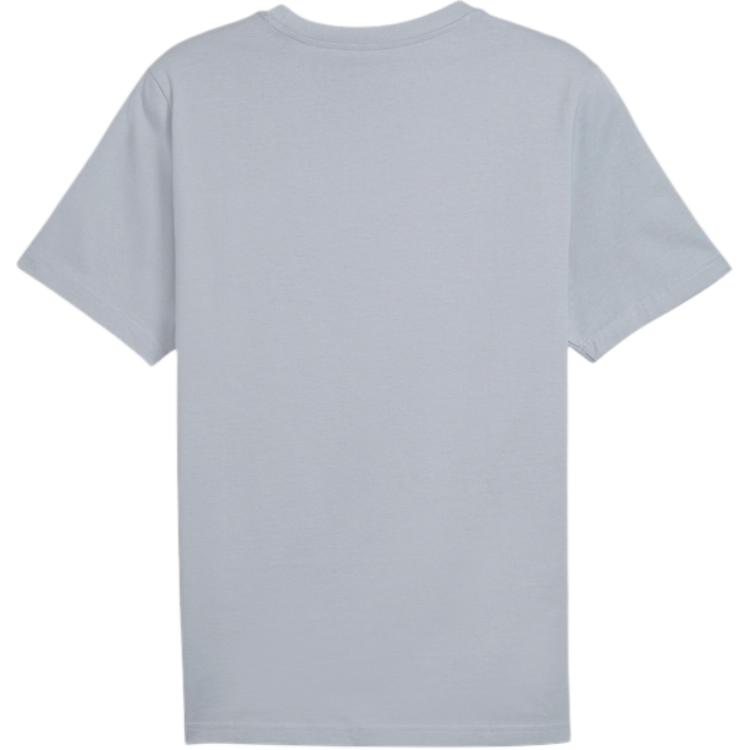 

New PUMA Basic Elevated SS25 T Shirt Men s Light Gray 63 690272-63 XL (185/104A)