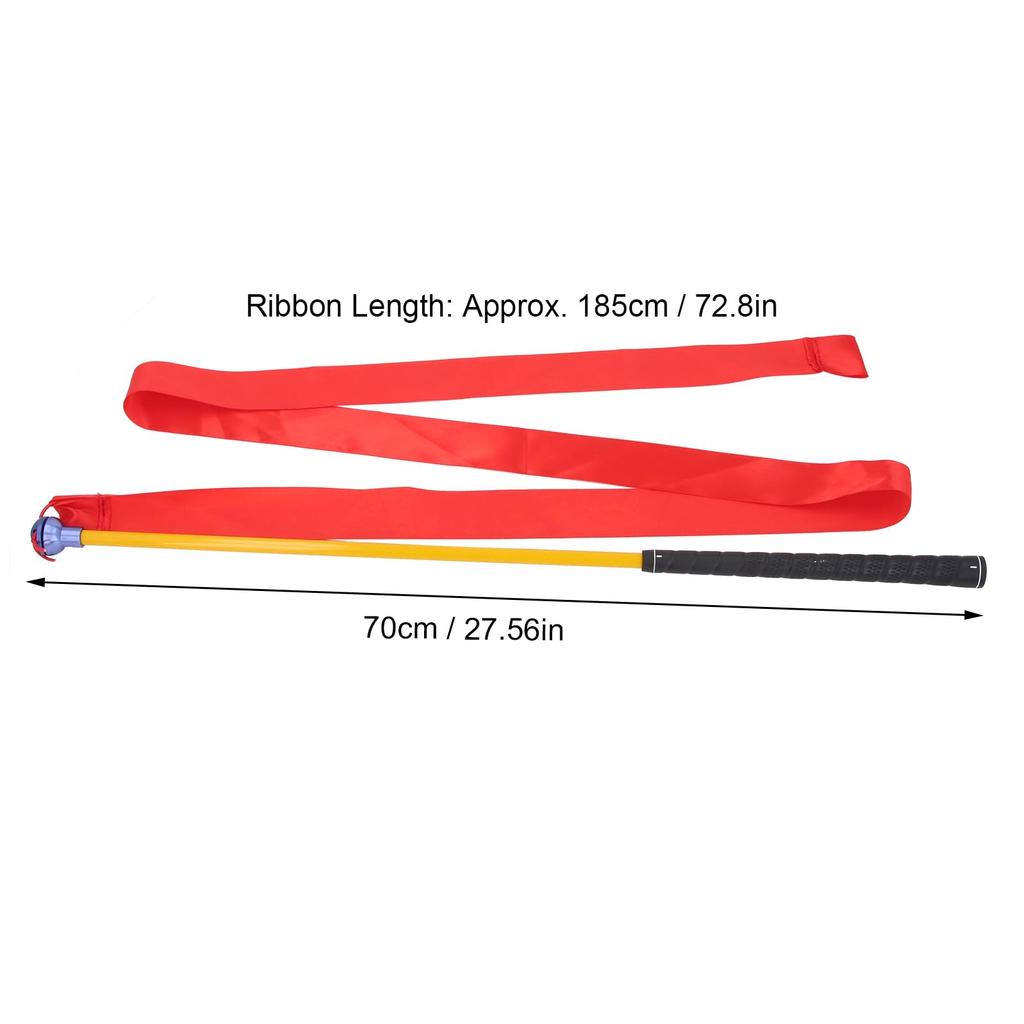 Alomejor Golf Swing Trainer: Visualize your swing path with a ribbon-attached club swing stick. Indoor and outdoor use. Improves rhythm and accuracy.