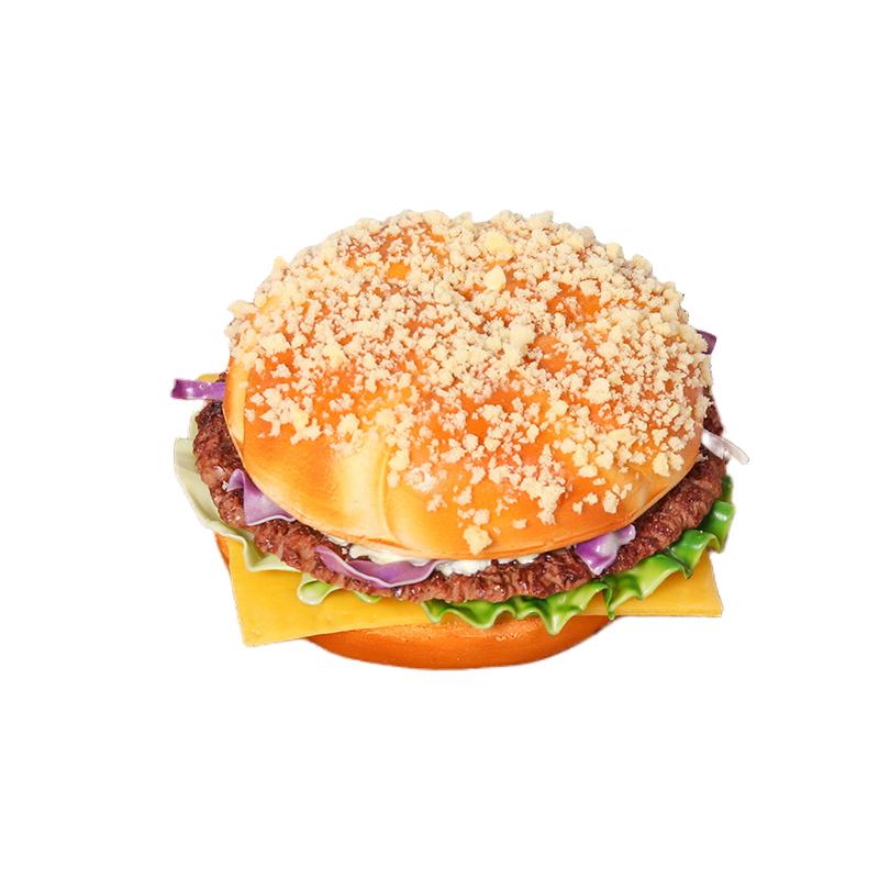 Simulation Hamburger Model Fake Bread Food Photography Props Store Cabinet Decoration Sample Artificial Kitchen Hamburger