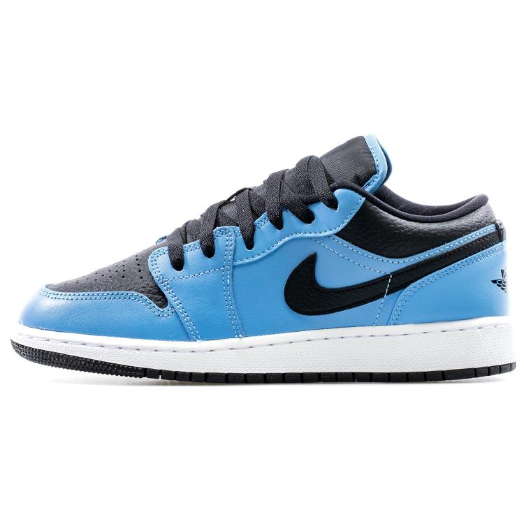 

New Jordan 1 Low University Blue Black GS 553560-403 35.5