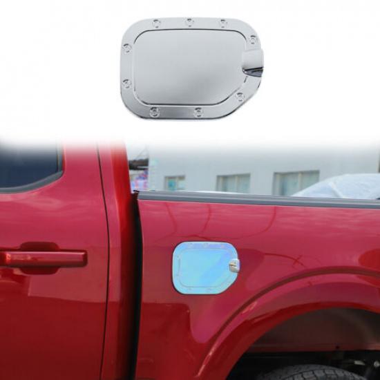 Chrome Fuel Filler Door Gas Tank Cap Cover Trim for Ford F-150 + Accessories