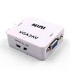 HDTV to AV Converter Box: White Series HDMI/VGA/AV Connector for Game Console to TV