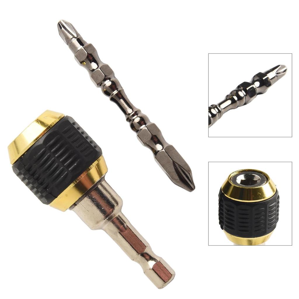 For Drill Chucks Without Quick Functions Quick Coupling Set Hex Shank Quick Coupling DIY Projects Convenient To Use