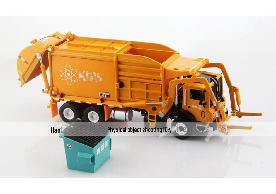 Boxed Cadywell 625040 Alloy Material Handler Car Model - Garbage Transport Engineering Vehicle