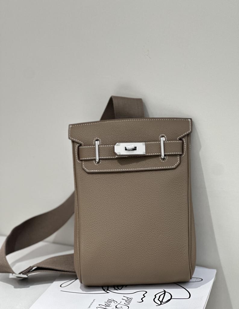 2025 New Style Lamb Leg Package Real Leather Togo Top Layer Cowhide Casual Single Meat Skewer Cross Package Lamb Leg Package Leg Package Women