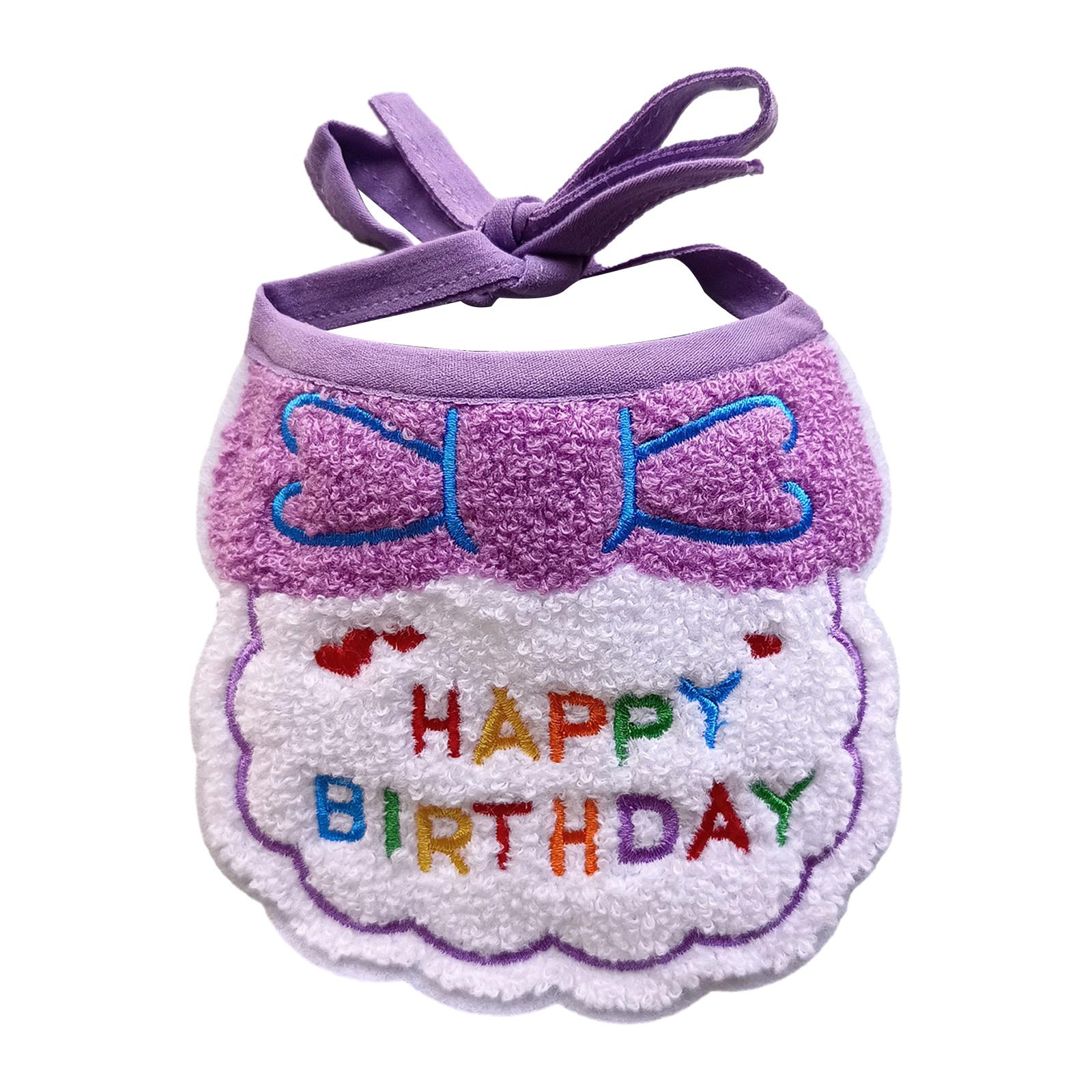 

Шапка для вечеринки по случаю дня рождения питомца, прочная и долговечная, принадлежности для праздника, шапка для дня рождения кошки, собаки фиолетовый