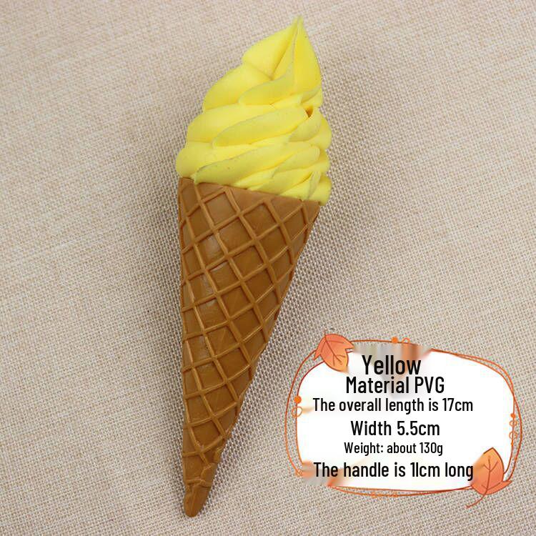 Synthetic Ice Cream Cones & Cups: Decorative Dessert Props for Photography