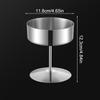 1Pc High Footed Easy To Clean Pudding Cafe Dessert Cup Hotel Stainless Steel Fruit Ice Cream Bowl