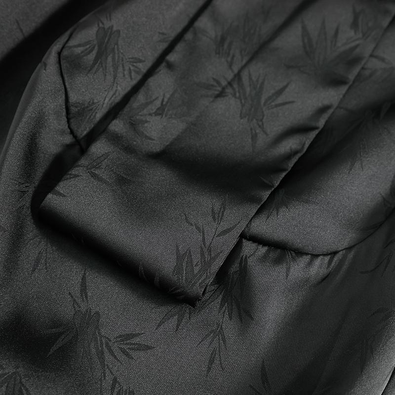 2025 Spring Men Pants Ice Silk Dark Flower Pants Summer Thin Fashion Men Lantern Pants Loose Casual Wide Leg Pants Kung Fu Men Trousers