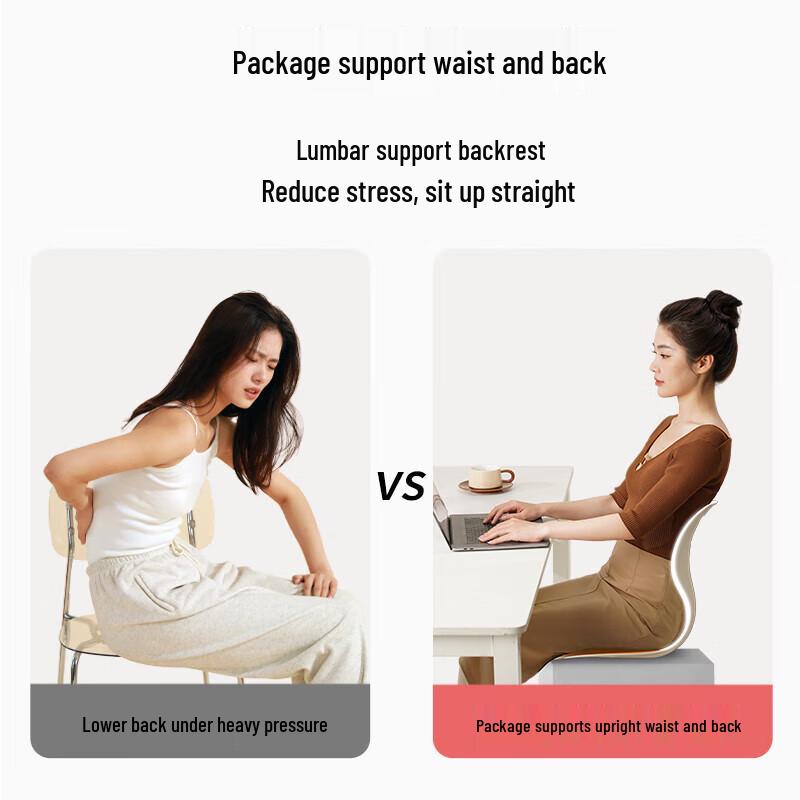 Ergonomic Lumbar Support Office Seat Cushion