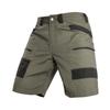 Men's Multi Pocket Cargo Shorts Outdoor Sports Casual Workwear Five Pocket Utility Shorts with Zipper and Button Closure