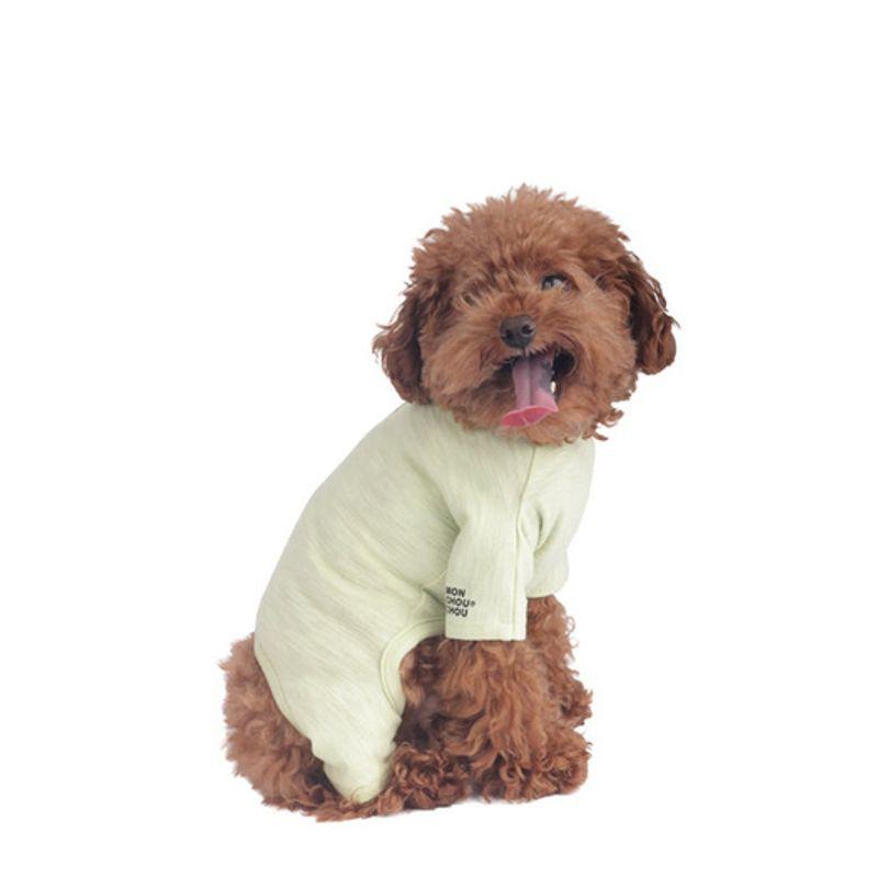 MONCHOUCHOU Basic Logo Jumpsuit Avocado